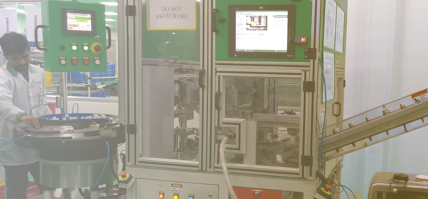 Key stone inspection and testing Schneider electric - electronics